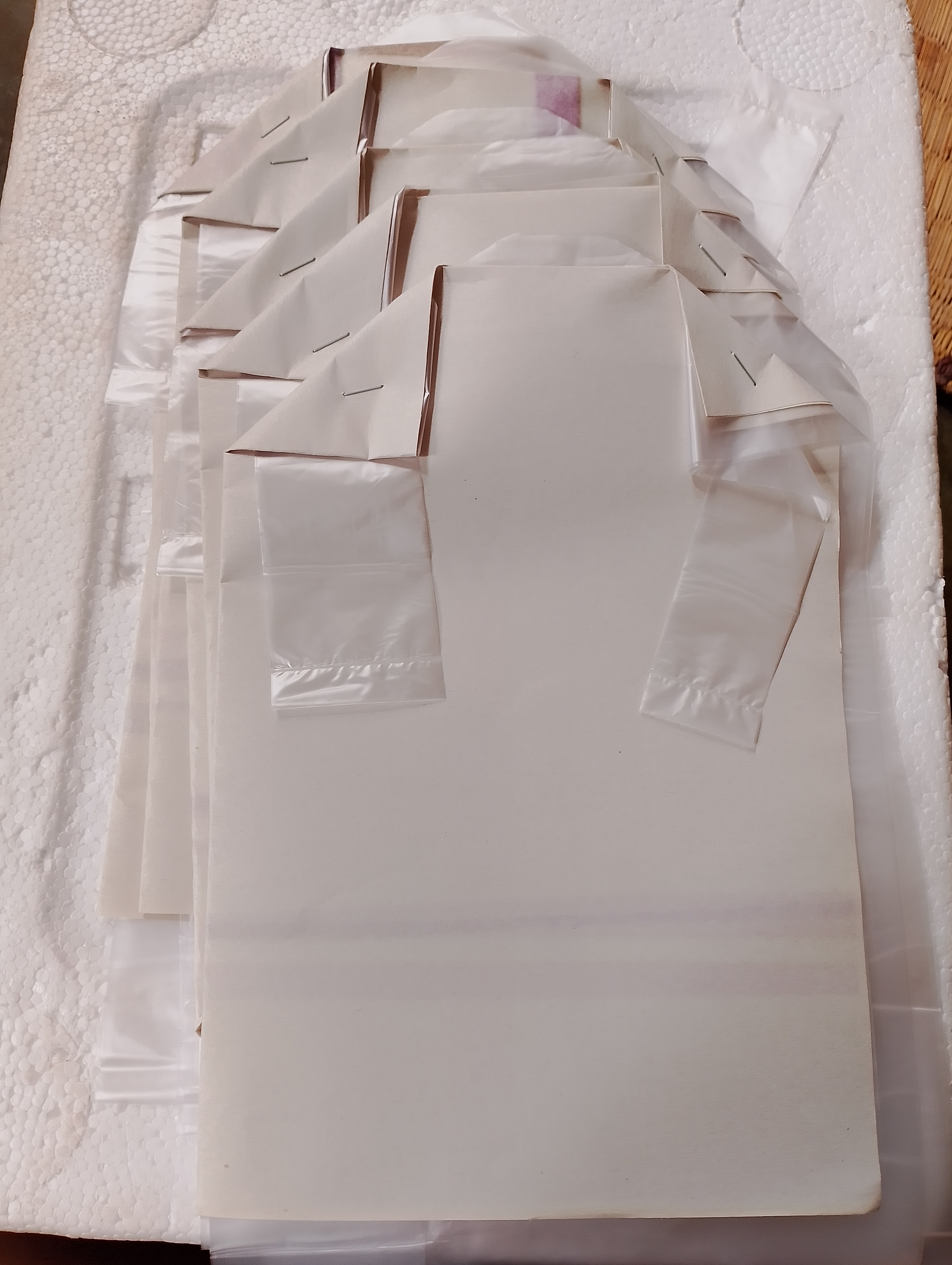 ถุงห่อฝรั่งสำเร็จรูป 100 ใบ กระดาษ 2 ชั้น