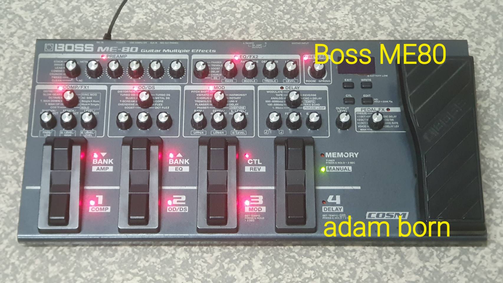 **ขายครับ! Boss ME80 สภาพดี ใช้งานปรกติ มีadapter ให้ครับ **