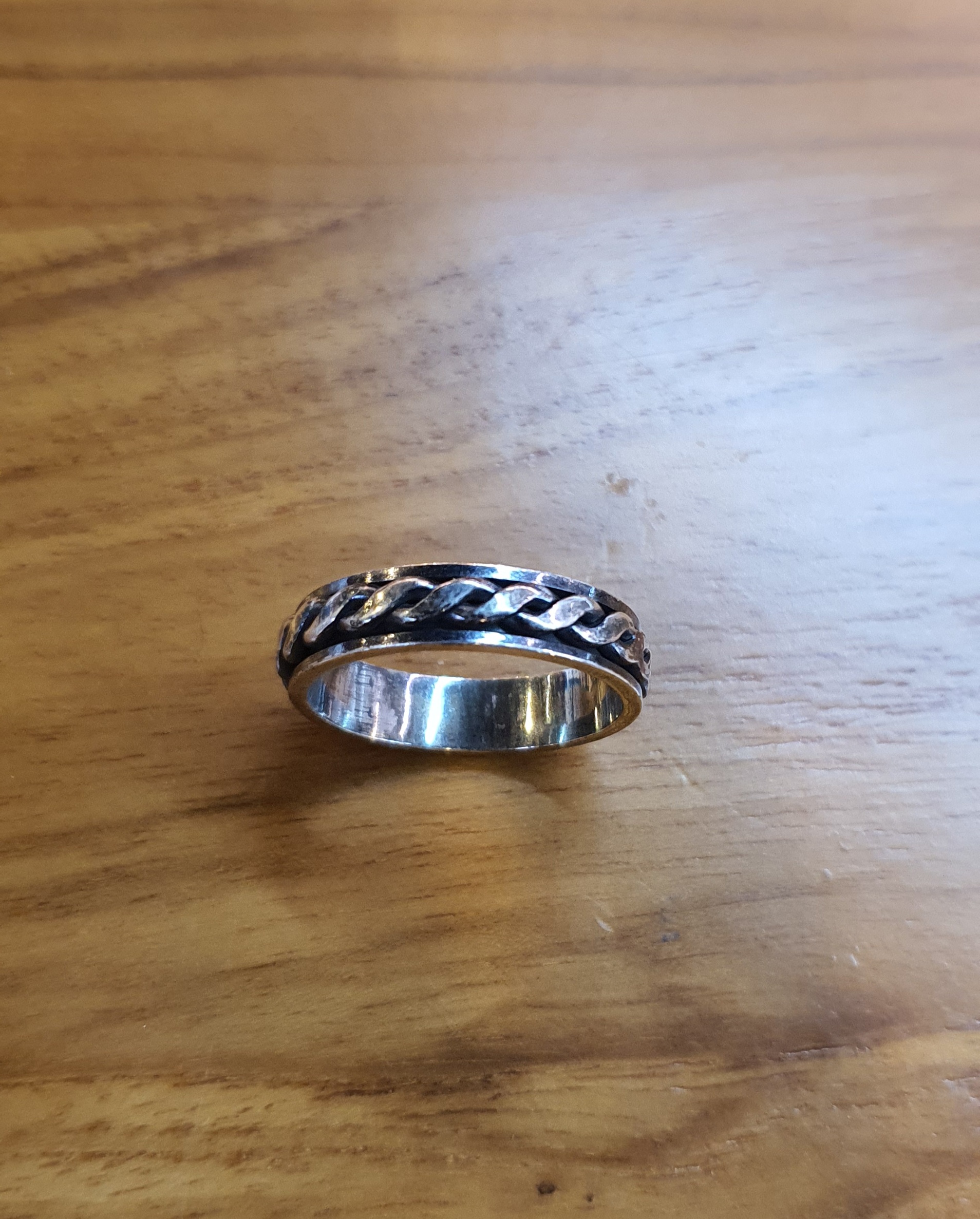 แหวนเงินแท้ 92.5 หมุนได้