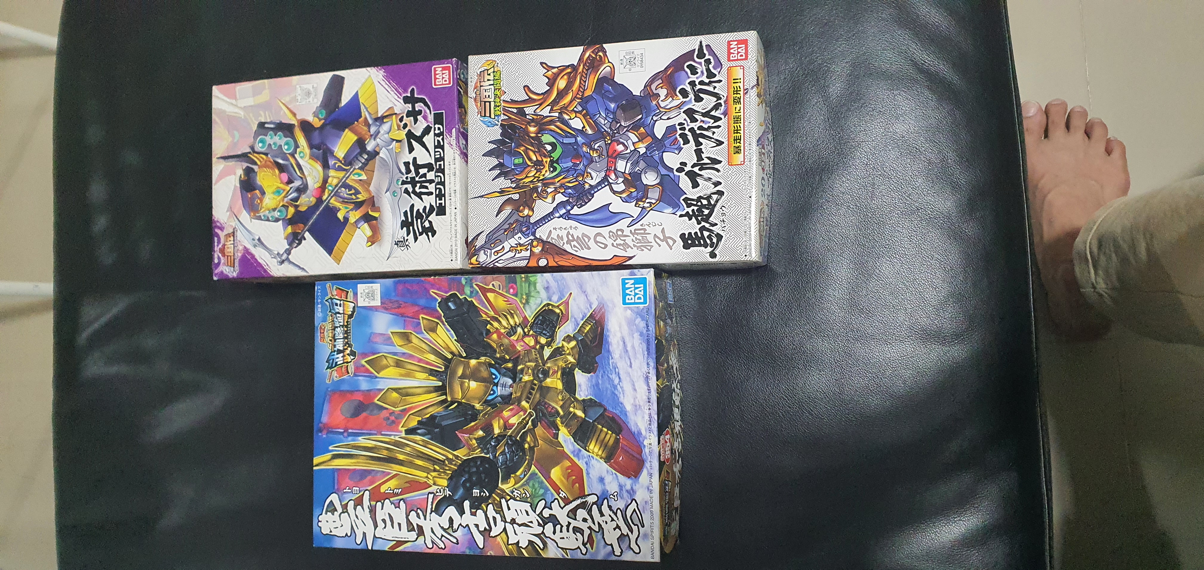 กันดั้ม SD งาน bandai แท้ เหมา 3 กล่อง [ ของใหม่ 2 / ต่อแล้ว 1 ]