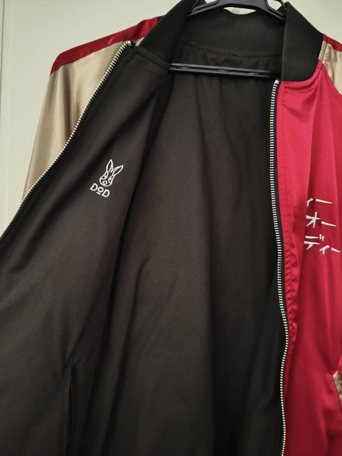 เสื้อแจ๊คเกต แบรนด์ DOD made in Japan แท้ size M สีแดง